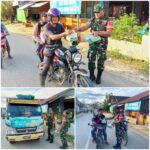 Koramil 11/Silat Hilir Berbagi Puluhan Paket Takjil kepada Pengendara di Silat Hilir